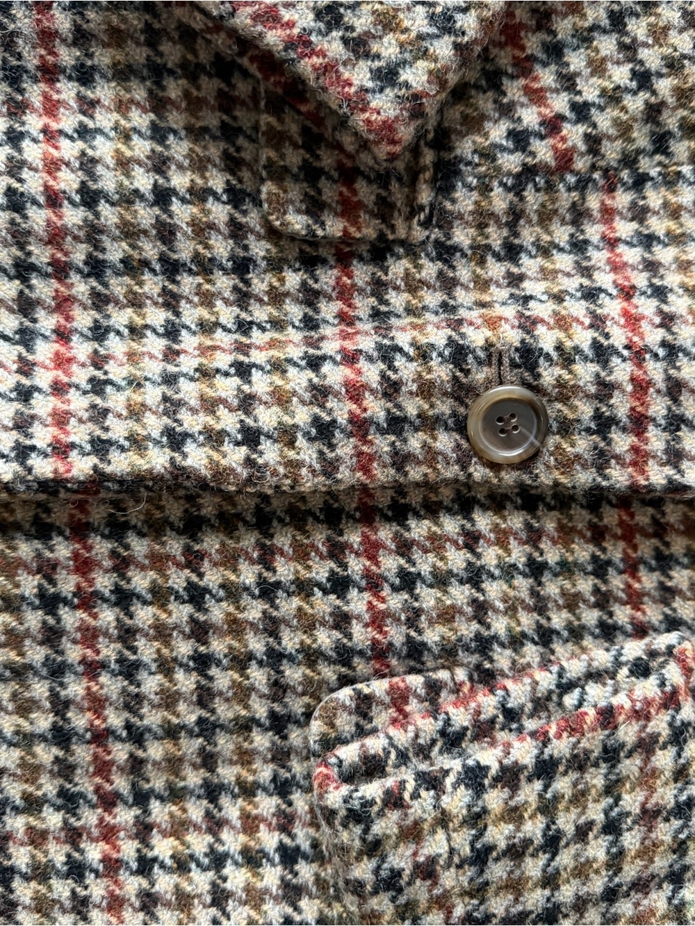 J. Crew Plaid houndstooth Tailored Blazer with Jeweled Collar - Picture 7 of 10